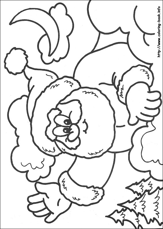 Plansa de colorat cu Iarna 309 234